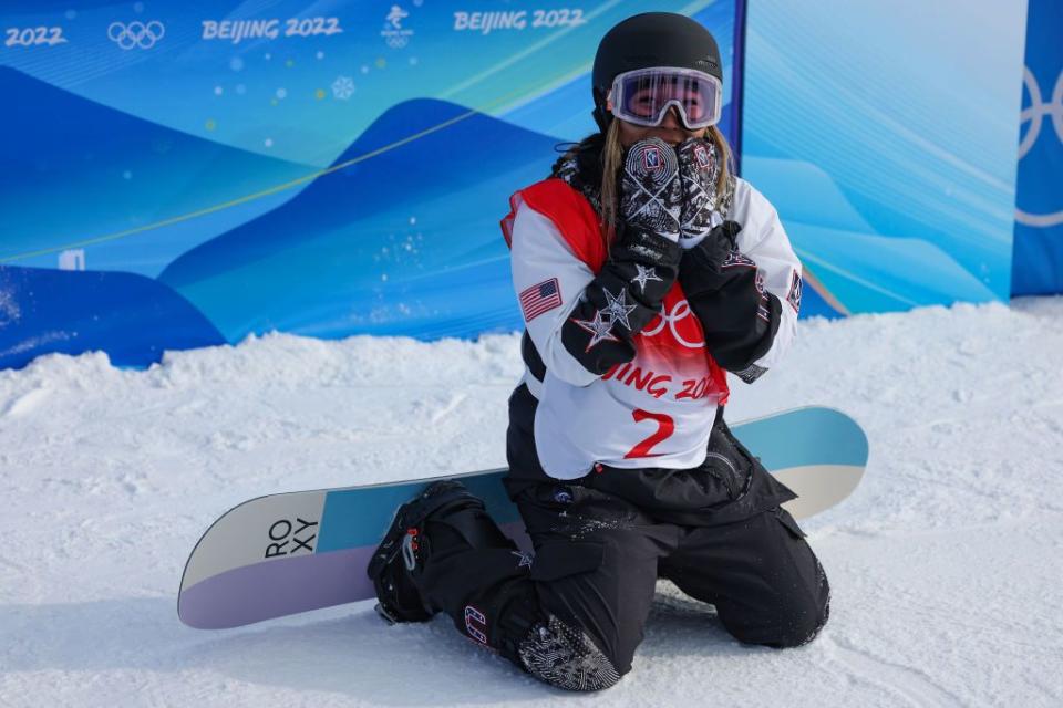 Chloe Kim, 2022 Women’s Snowboard Halfpipe Gold