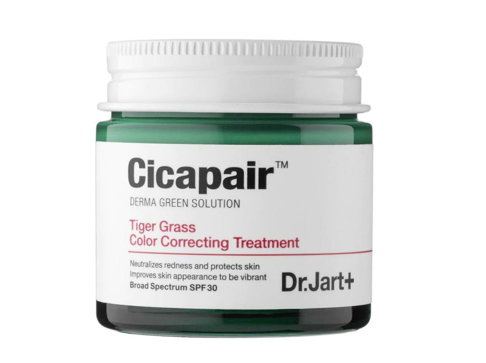 "I initially purchased a travel-sized jar of the&nbsp;<a href="https://fave.co/2JXP2J9" target="_blank" rel="noopener noreferrer">Cicapair Tiger Grass Color Correcting Treatment</a>&nbsp;to test out before committing to a larger jar. After a trial run, I'm looking to load up on a full-size version. I went through the travel-size quickly, using it up in the summer in lieu of heavier foundations and makeup. It&rsquo;s an SPF color-correcting cream, so it's designed for the 'no-makeup makeup' look. It&nbsp;<a href="https://fave.co/2JXP2J9" target="_blank" rel="noopener noreferrer">goes on tinted green and dries to your skin tone</a>. I like wearing it as a tinted SPF throughout the day. Now that I'm working from home and hardly wearing makeup, it'll be ideal&nbsp;for swiping on to look like I put some effort into myself before a work video chat or FaceTime with friends." <strong>&mdash; Nims</strong><br /><br />&nbsp;<a href="https://fave.co/2JXP2J9" target="_blank" rel="noopener noreferrer">Normally $52, get it on sale at Sephora</a>.