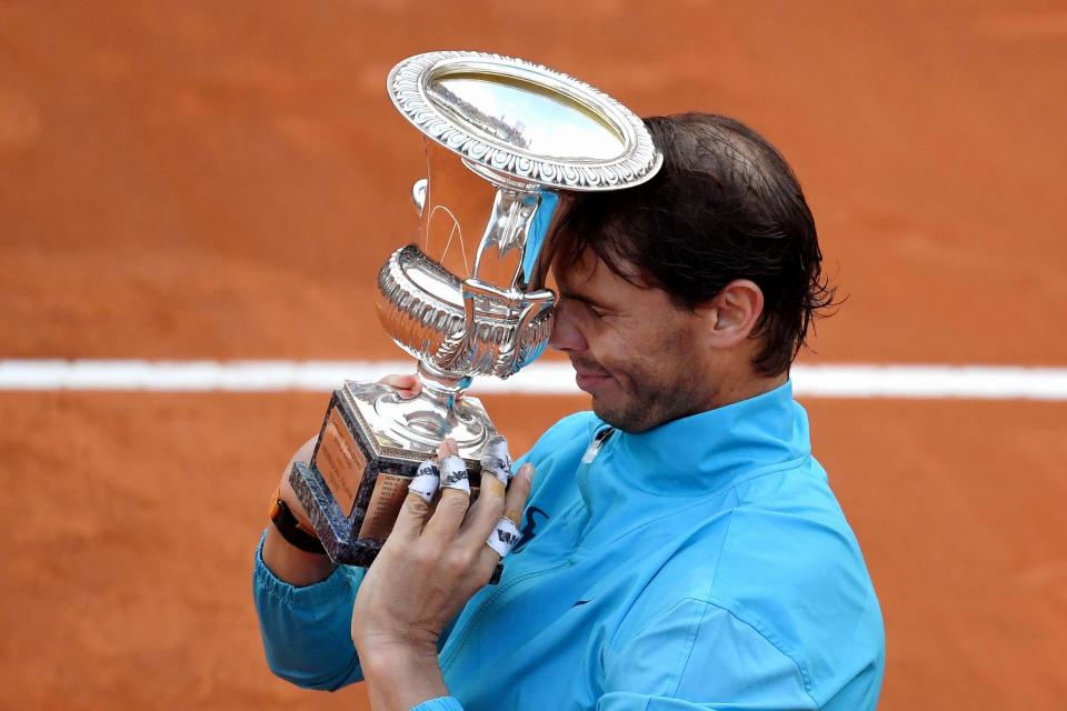 Rafael Nadal beats Novak Djokovic in Italian Open final to win record 34th ATP Masters title