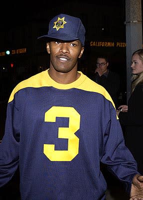 Jamie Foxx at the LA premiere of Columbia's Tears of the Sun