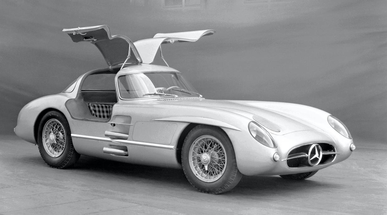 1955 Mercedes-Benz 300 SLR Coupe.