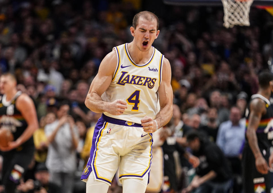 Alex Caruso。（AP Photo/Jack Dempsey）