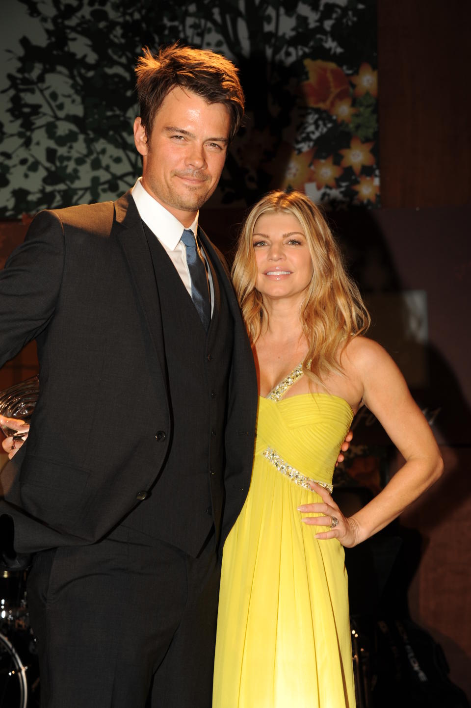 Josh Duhamel (L) and Fergie attend the Fragrance Foundation's 39th annual FiFi Awards at Lincoln Center. (Photo by Steve Eichner/WWD/Penske Media via Getty Images)