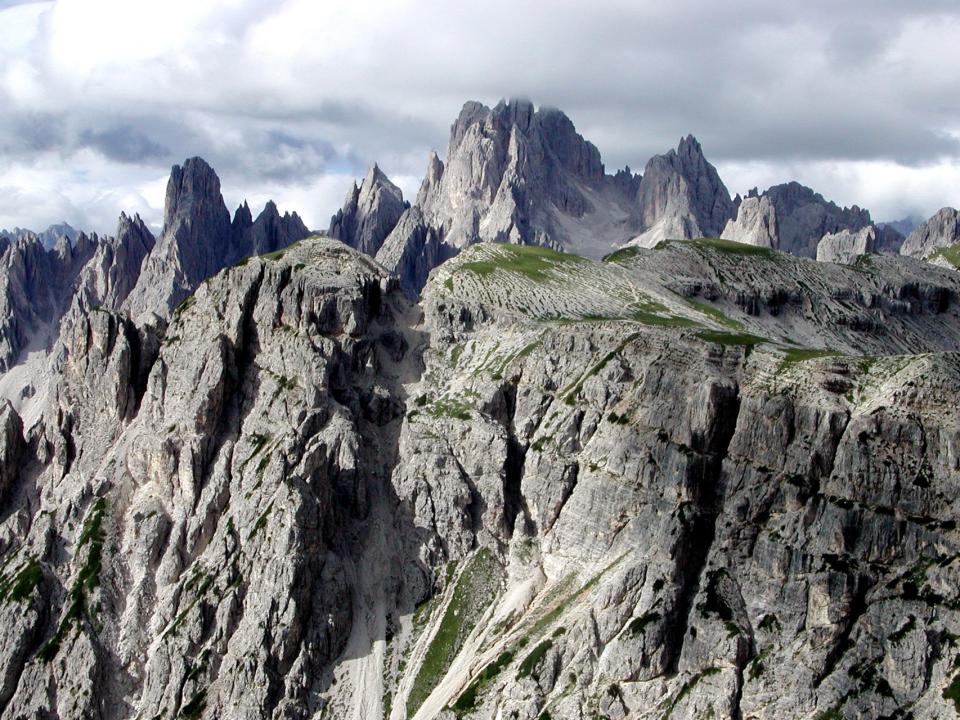 Montañas Dolomitas en Europa