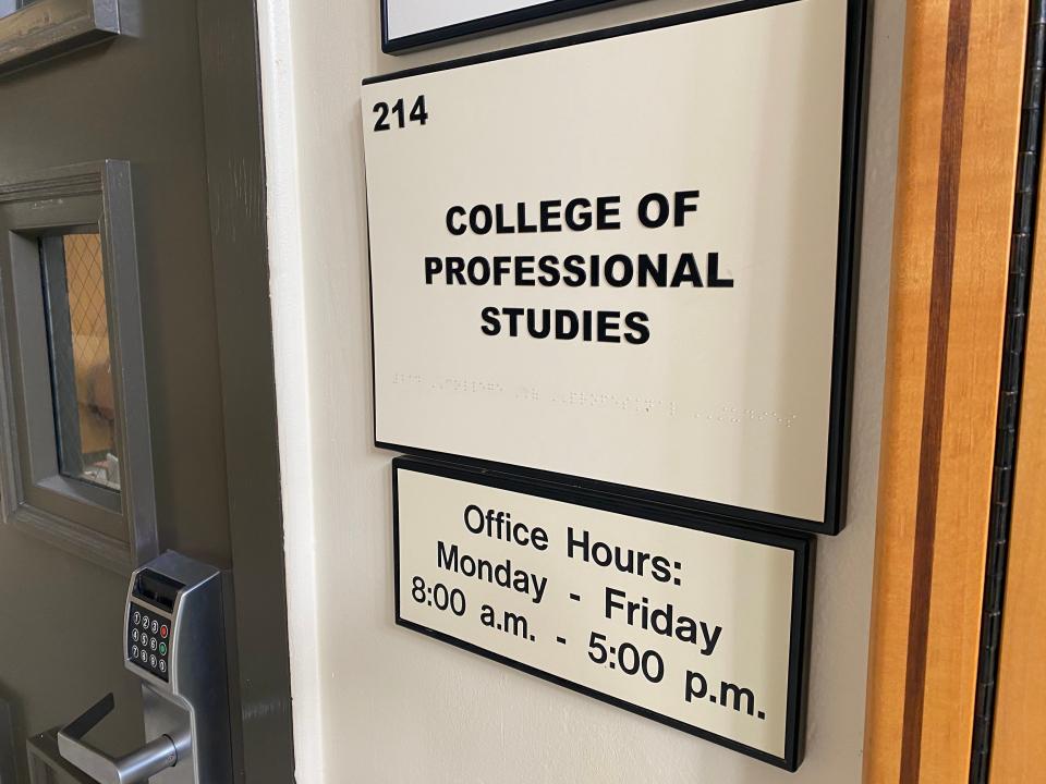 Cal Poly Humboldt's College of Professional Studies, where John Lee served as dean and now teaches classes, is housed inside Arthur S. Gist Hall.