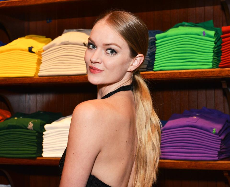 Lindsay Ellingson -  November 3, 2015 - Polo Ralph Lauren host Victories of Athlete Ally held at Polo Ralph Lauren Store, NYC. (Photo by Jared Siskin/Patrick McMullan) *** Please Use Credit from Credit Field ***