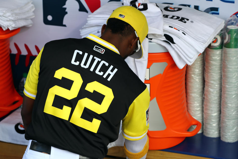 Andrew McCutchen went with a familiar nickname for Players Weekend. (Getty Images)