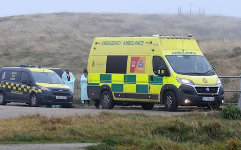 The scene on Friday at Dover - Credit:  Steve Finn