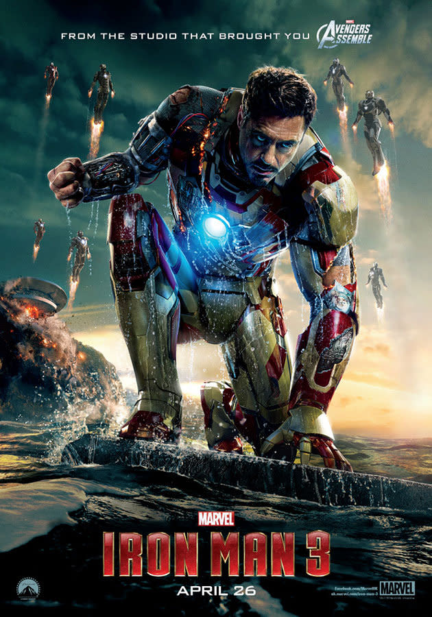 <b>Iron Man 3 poster: Robert Downey Jr. as Tony Stark/Iron Man</b>
