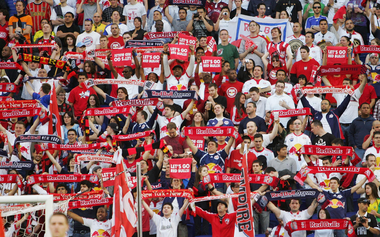 Red Bulls supporters in 2010, the year their playoff streak began. (Chris Trotman/Getty Images)