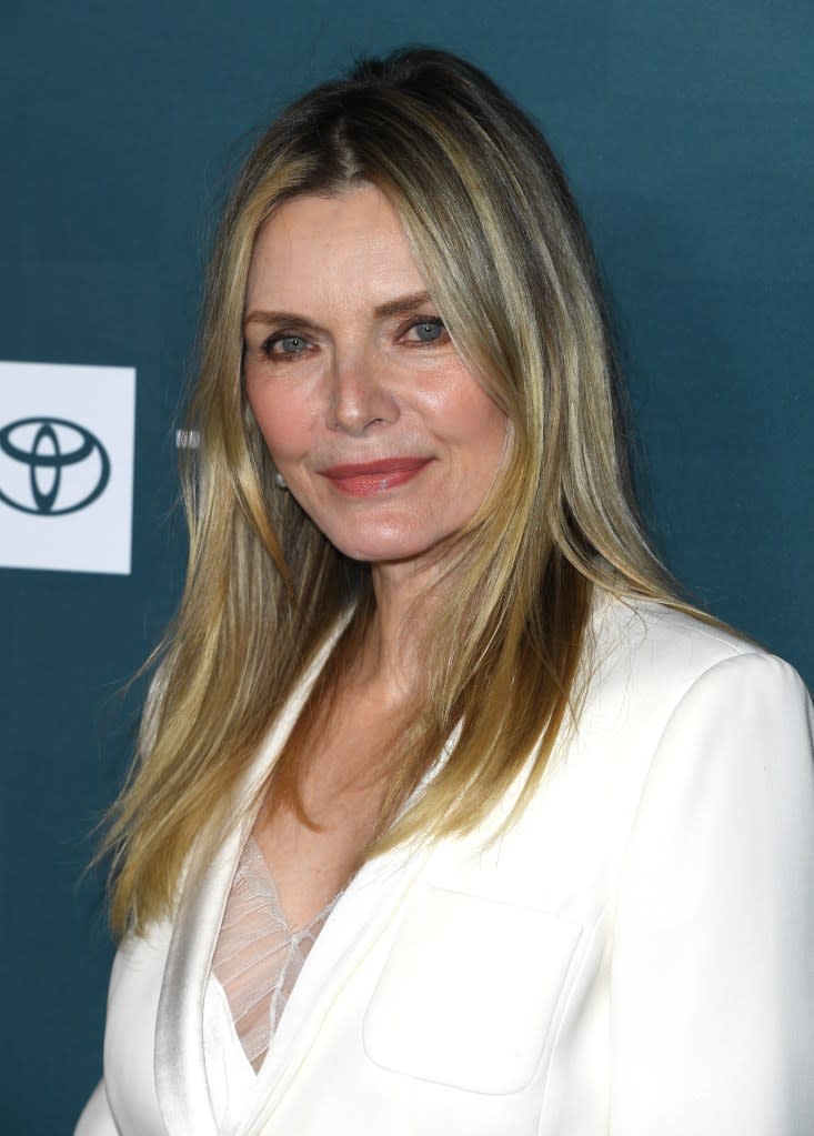 Pfeiffer was kept from the ceremony for “personal family reasons” that prevented her from making it to Los Angeles. FilmMagic