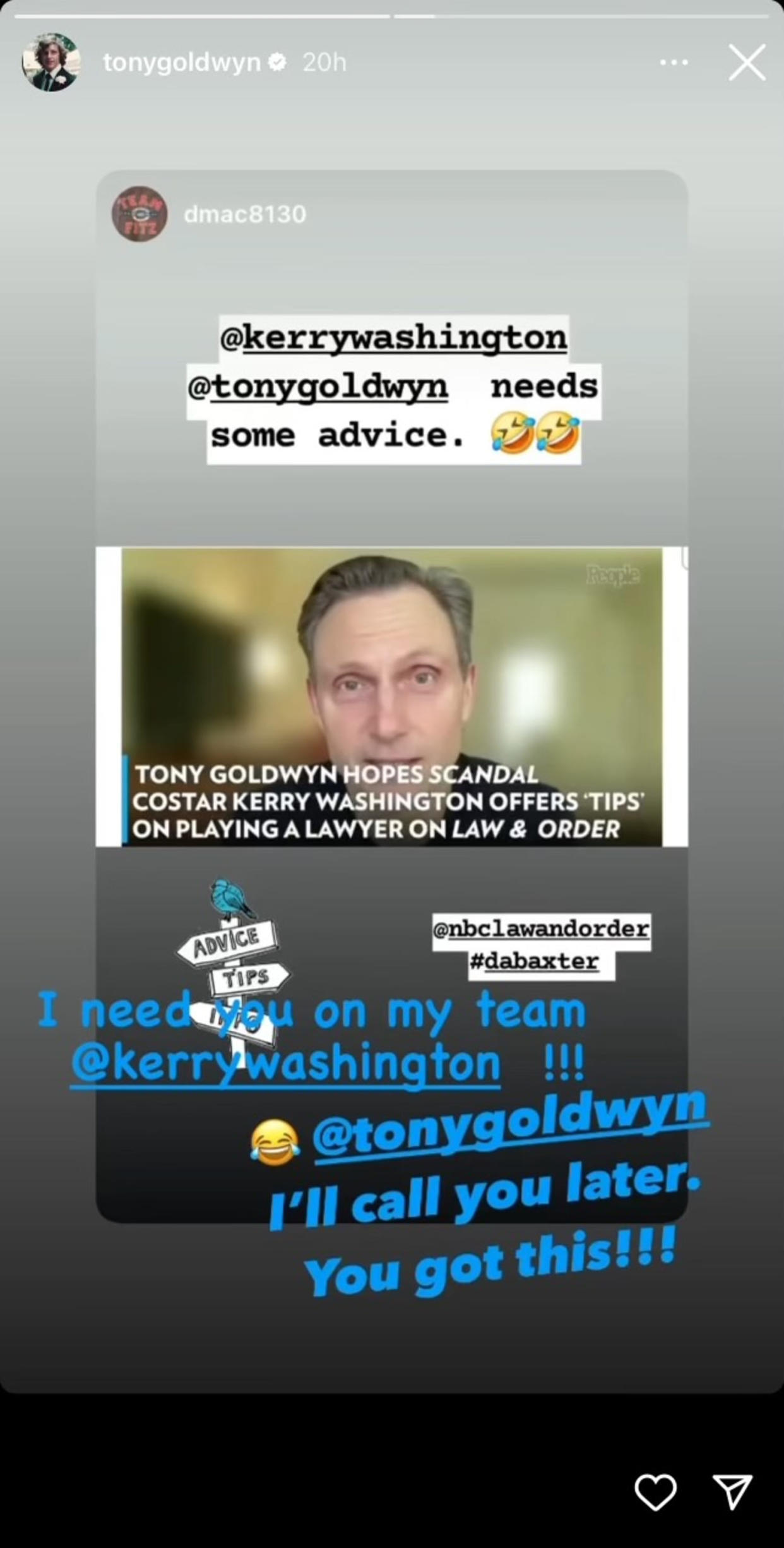 Tony Goldwyn (@tonygoldwyn via Instagram)