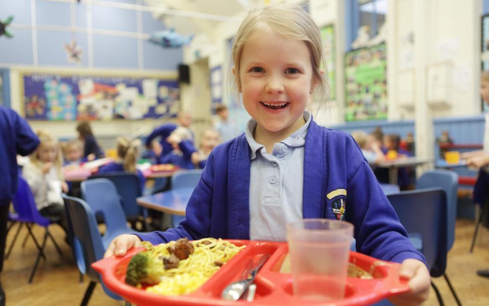 64 per cent of calories provided by lunchtime meals at school are from ultra-processed meals - Getty