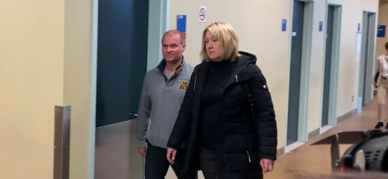 Const. Isabelle Morin was sentenced Monday to one year in jail for causing the death of Jessy Drolet, who crashed his motorcycle into her police cruiser when she pulled a U-turn in a highway construction zone. (Yannick Bergeron/Radio-Canada - image credit)
