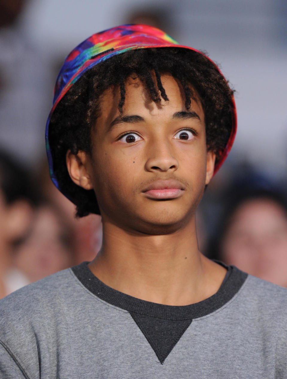 Even Jaden’s not sure about this one. (Photo: Getty Images)