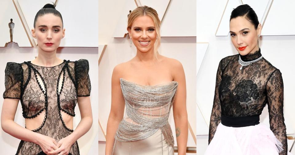 Oscars: the sexiest celebrity naked dresses from the red carpet