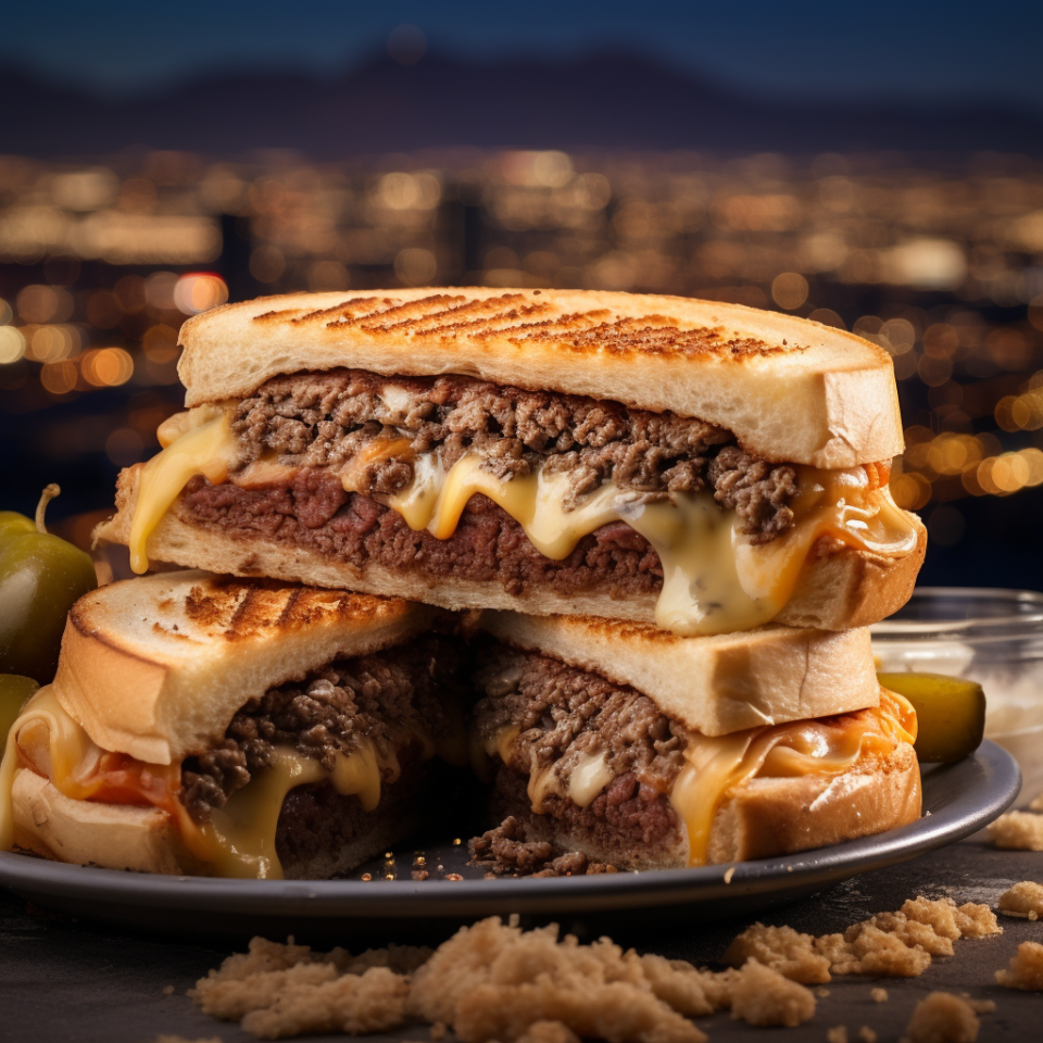 grilled beef and cheese