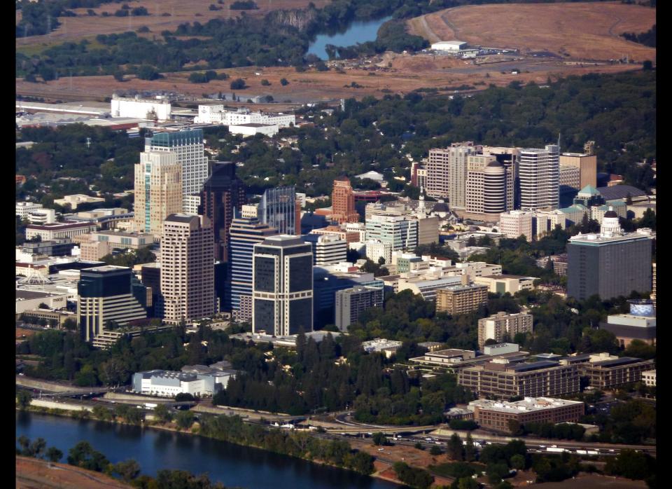 Metro area: Sacramento-Arden-Arcade-Rosenville, CA<br>  751 Buddhist adherents per 100,000 persons. <br>  Credit: Wikimedia Commons. Original photo <a href="http://upload.wikimedia.org/wikipedia/commons/7/7c/Sacramento_Skyline_%282%29.jpg" target="_hplink">here</a>. 