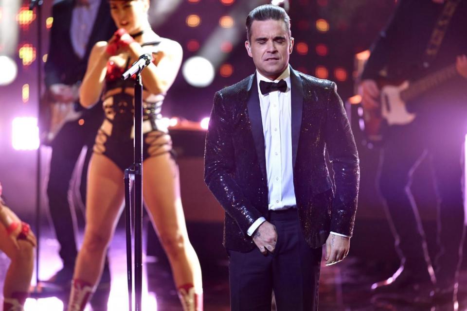 Those pesky trousersnakes: Robbie Williams (Photo by Alexander Koerner/Getty Images) (Getty Images)