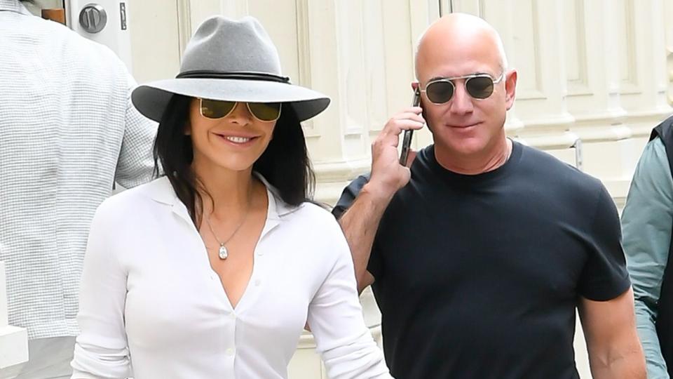 Lauren Sanchez and Jeff Bezos