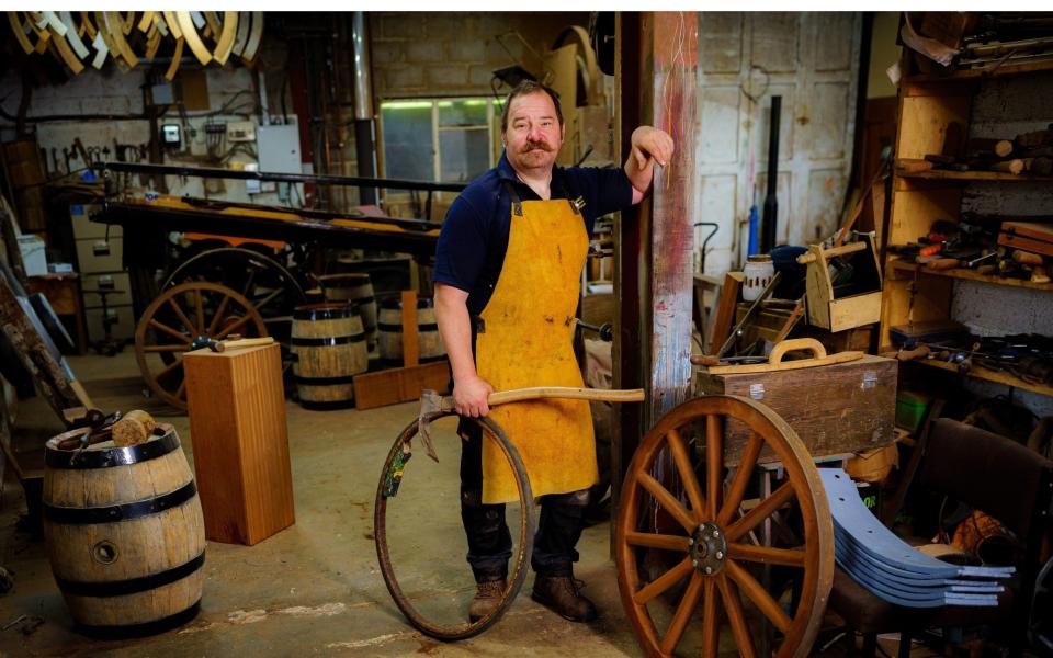 The company, Mark Rowland & Sons, is one of just two which looks after the Queen’s carriages - Ben Birchall 