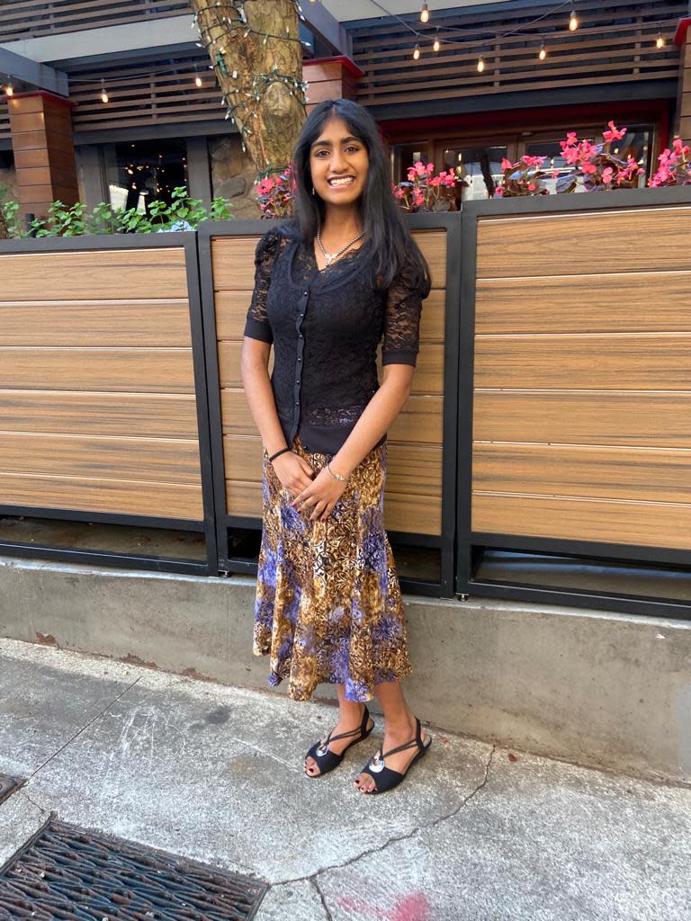 Sruthi Sentil, one of Tallahassee's 5 Young Women to Watch for 2023.