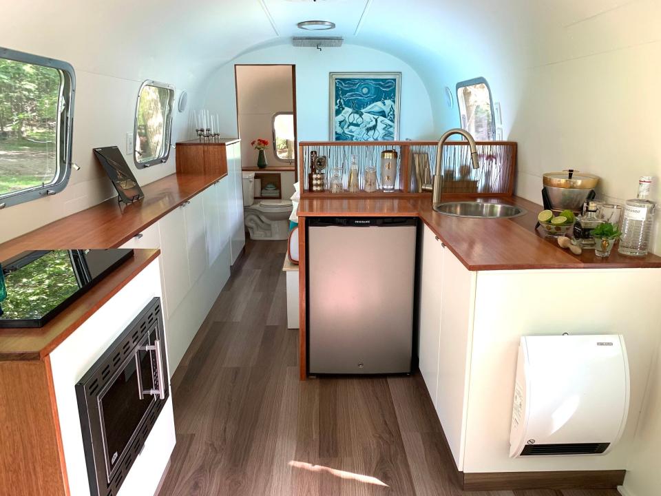 Roberta interior - Hudson Valley Airstream