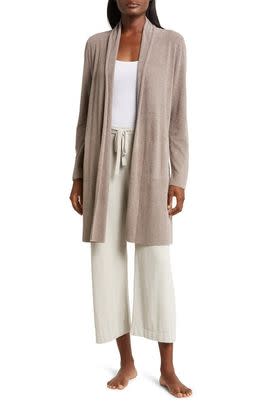 A lightweight open-front cardigan from Barefoot Dreams