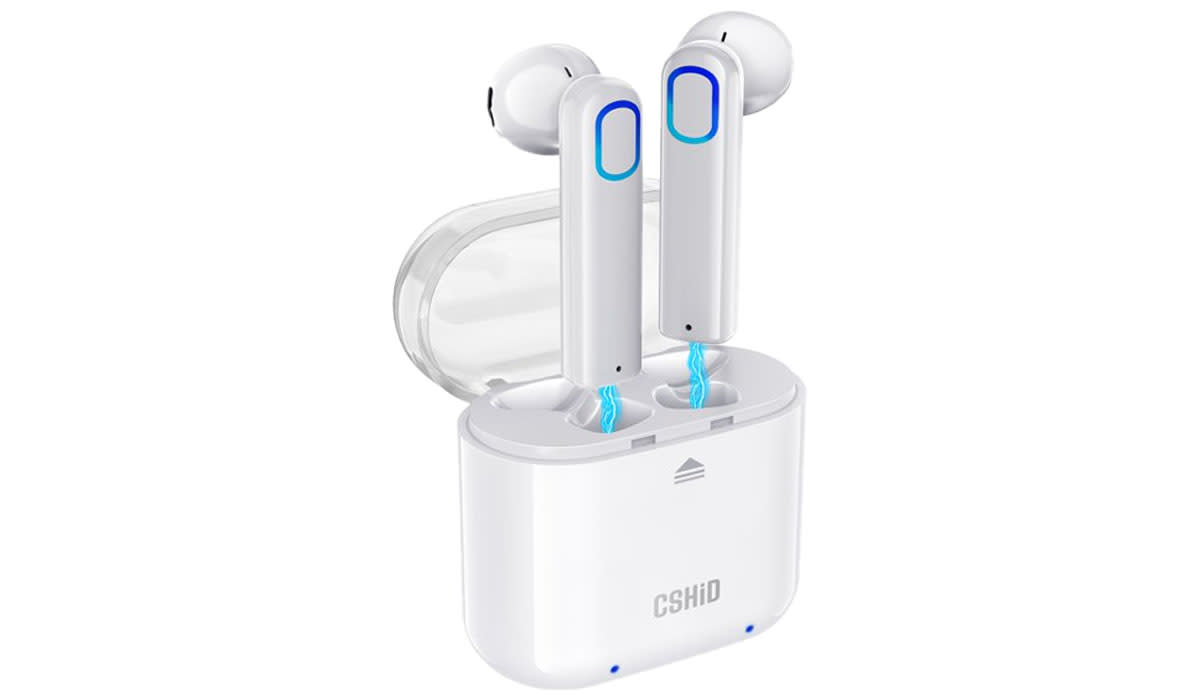 These earbuds fit nice and snug. (Photo: Walmart)