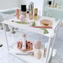 <p> Organize bathroom countertops and keep your cozy space clutter-free by taking storage solutions up, up, and away with a tiered caddy or even a savvy bathroom trolley on wheels. Tiered systems are fantastic for adding instant, accessible storage, and visual interest in any scheme.&#xA0; </p> <p> You could even have a bash at making your very own DIY trolley if you&apos;re feeling like some trolley dolly craftiness on a weekend?! &#xA0; </p>