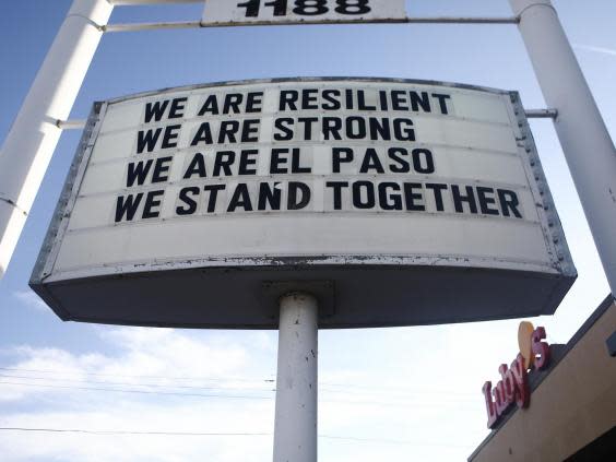 The El Paso community was defiant in the wake of an attack that socked a nation to its core (Getty Images)