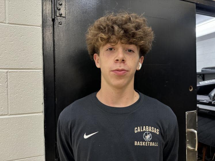 Calabasas freshman guard Grayson Coleman has helped Coyotes to a 3-0 start.