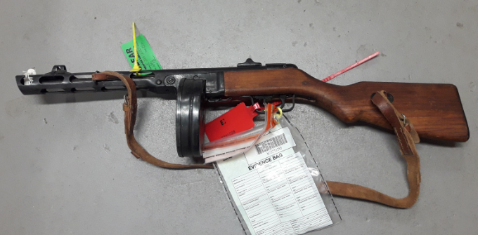 The machine gun that was handed in. (Hampshire Constabulary)