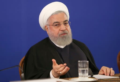 President Hassan Rouhani says Iran favours talks with the United States if it lifts sanctions against the Islamic republic, despite his top diplomat turning down a meeting with US President Donald Trump last month