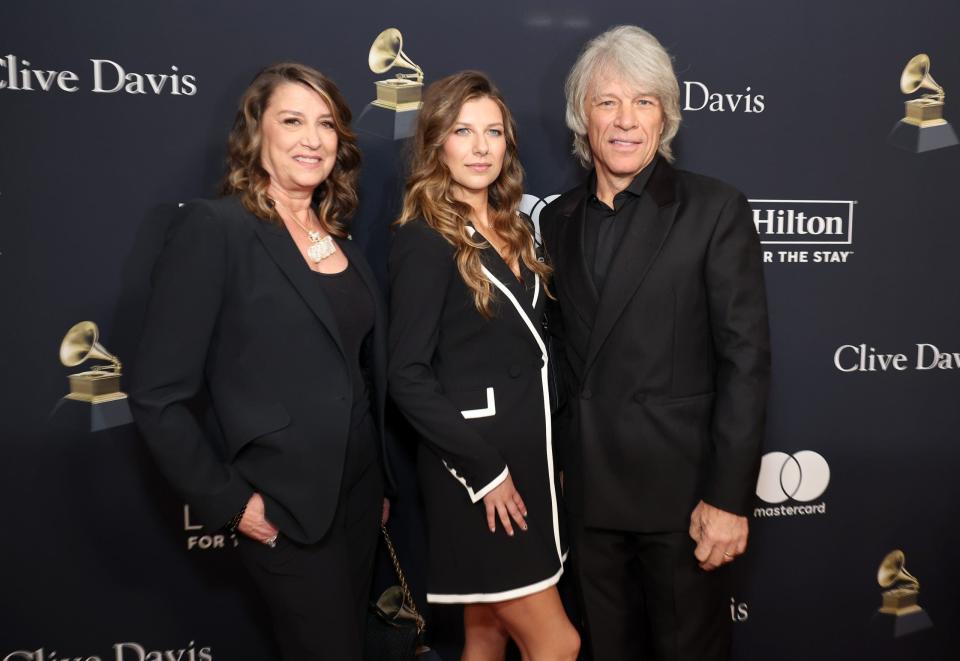 Dorothea Hurley, Stephanie Rose Bongiovi and Jon Bon Jovi