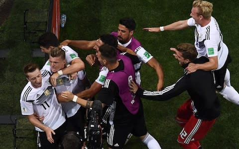 germany celebrations - Credit: AFP