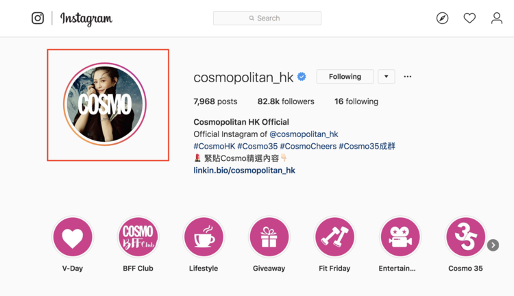 ▲ Cosmopolitan.com.hk