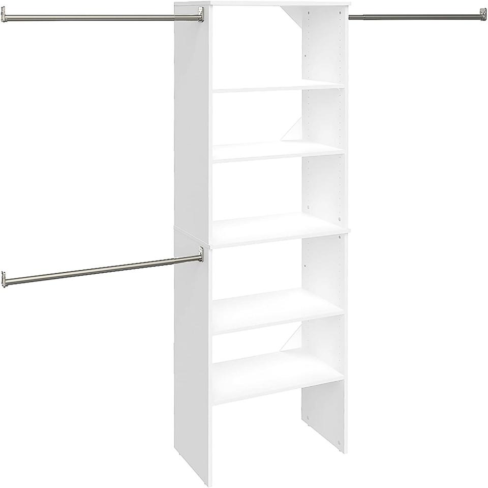 closet organization ideas closetmaid suitesymphony starter tower