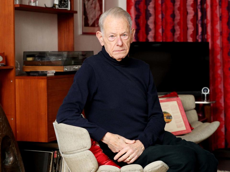 Holocaust Survivor John Paul Hajdu who has been awarded an MBE for services to Holocaust education and commemoration, photographed at his London home in Muswell Hill: PA