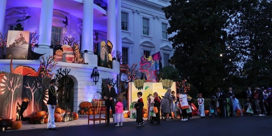 Halloween was celebrated in the White House