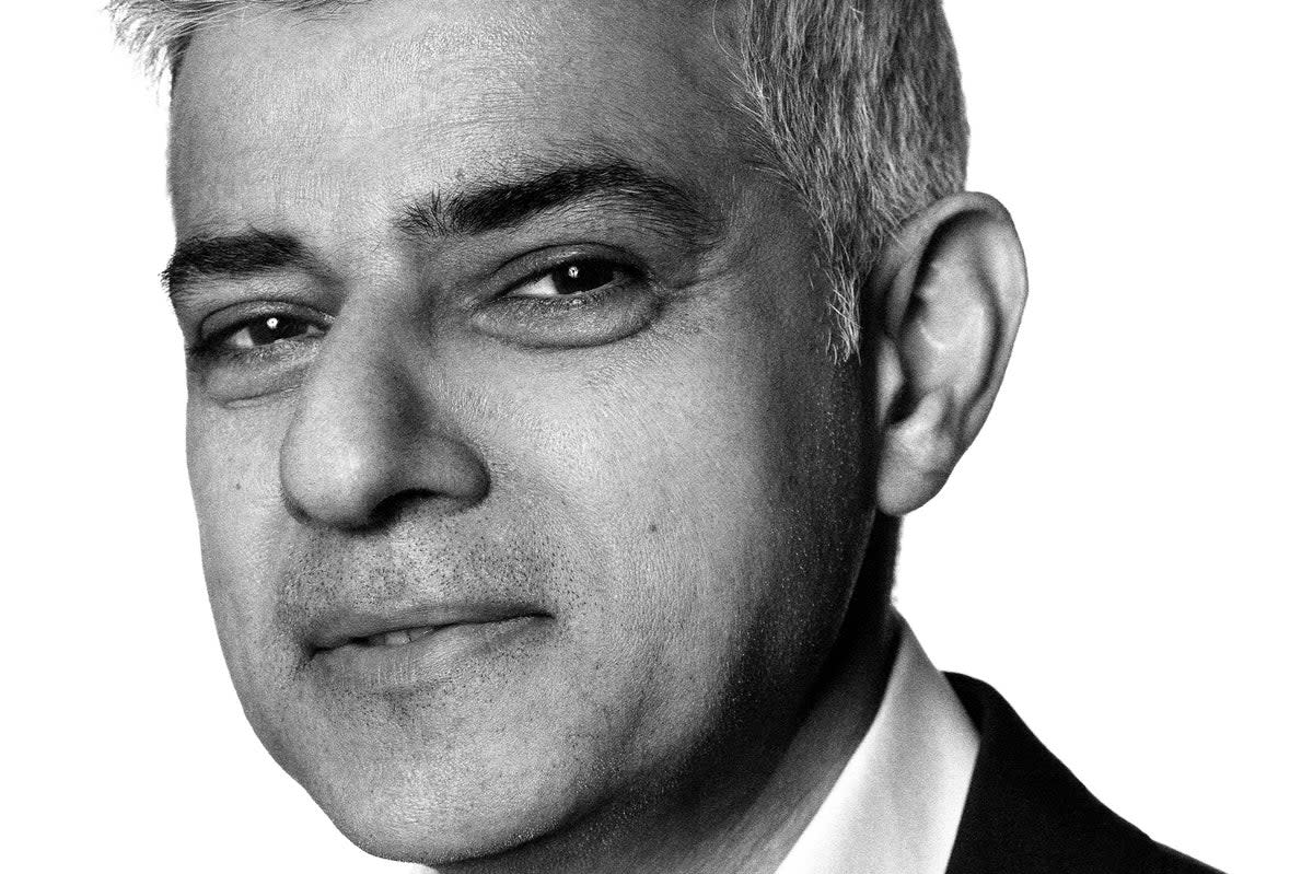 Mayor of London Sadiq Khan   (David Bailey for ES Magazine)