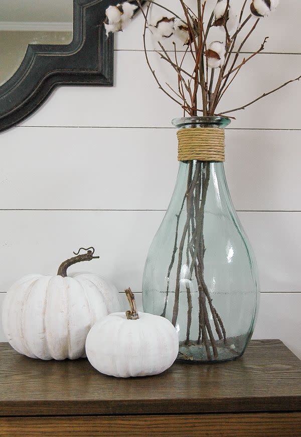 DIY White Pumpkins