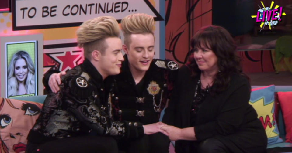 Jedward’s dad is said to be on the “road to recovery” much to the relief of the Irish stars (Copyright: REX/Shutterstock)