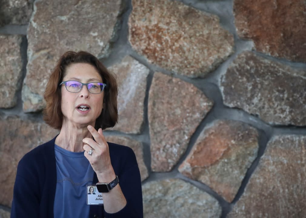 83. Abigail Johnson | Net worth: $20.9 billion - Source of wealth: money management - Age: 59 - Country/territory: United States | Abigail Johnson became chief executive officer of Fidelity Investments in 2014, making her the third generation of her family to run the mutual fund company. She has been chairman since 2016. The Boston-based company was founded by her grandfather, Edward Johnson II, in 1946. (Drew Angerer/Getty Images)