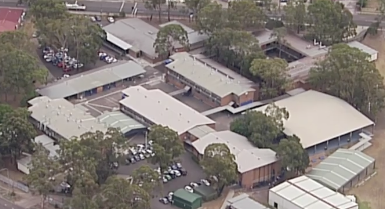 Three people were rushed to hospital from Bonnyrigg Hospital. Source: 7 News