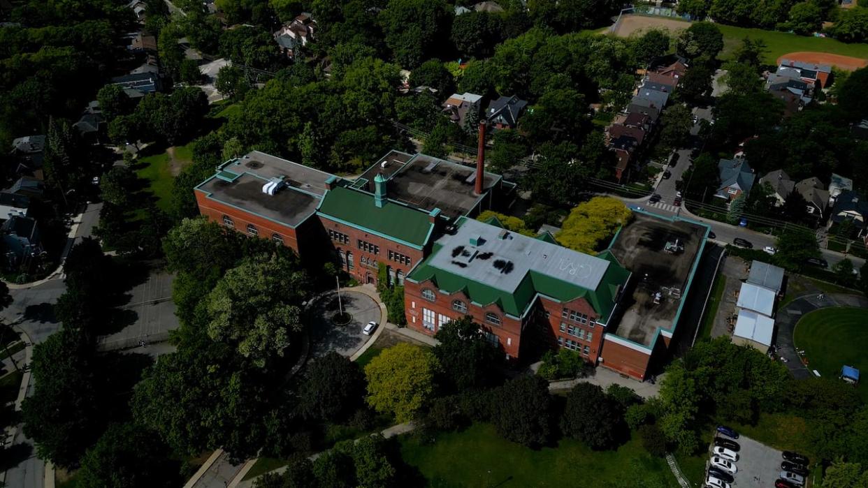 Humberside Collegiate Institute is one of many schools in Toronto and across the province in desperate need of repairs, according to advocates and the NDP. (Mehrdad Nazarahari/CBC - image credit)