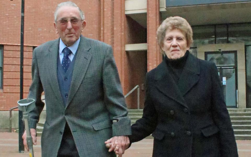 Farmer, 83, weeps as jury clears him of GBH after he was taken to court for shooting suspected thief on his property