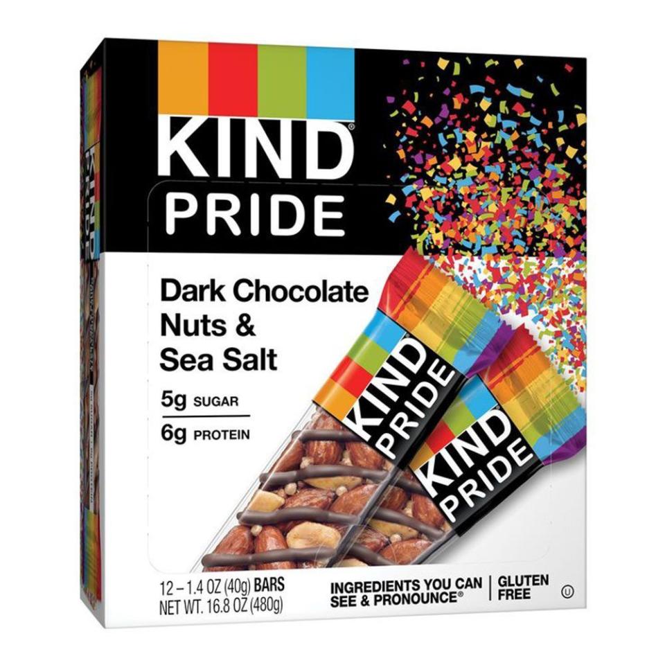 15) Kind® Pride Dark Chocolate Nuts & Sea Salt