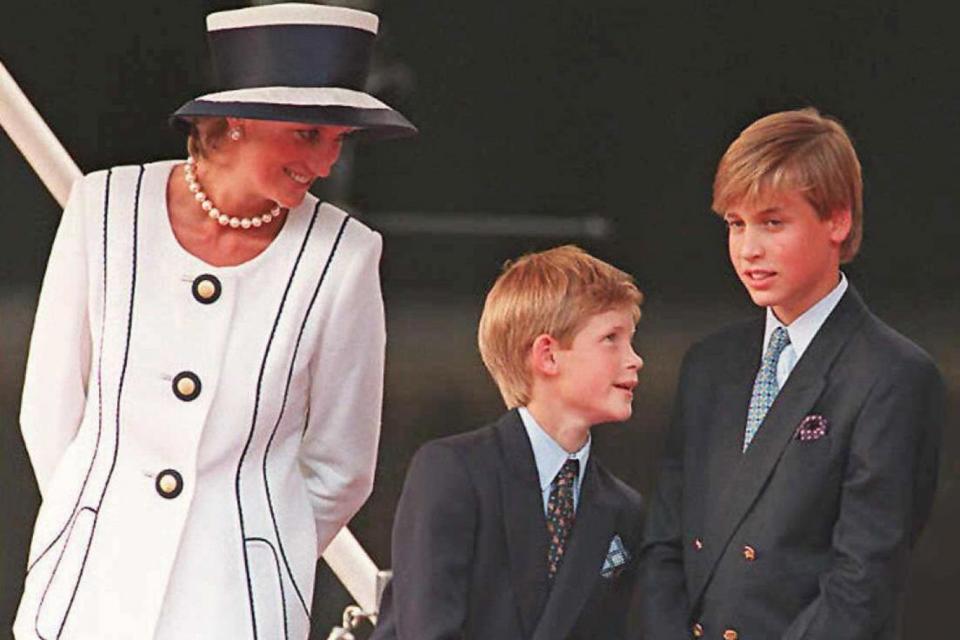 Grieving: the Prince lost his own mother, Princess Diana, in 1997 (AFP/Getty Images)