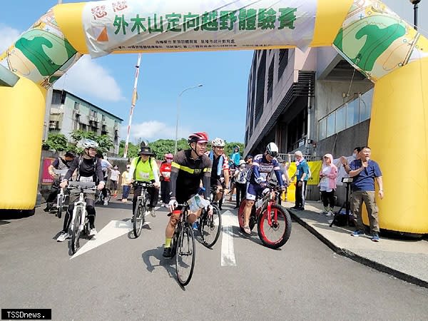 基隆i運動定向越野競賽首度登場！腳踏車組先行出發！<br /><br />（圖：教育處提供）